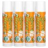 Sierra Bees, набор органических бальзамов для губ, мандарин и ромашка, 4 штуки