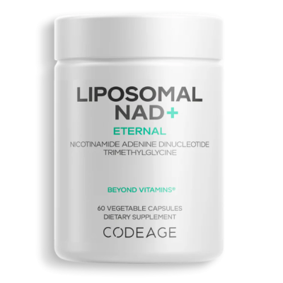 CodeAge, Liposomal Nad+, Eternal, никотинамид аденин динуклеотид триметилглицин, 60 капсул