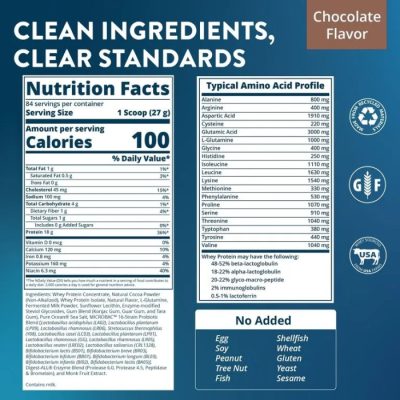 MRM Nutrition, Сывороточный протеин, с пробиотиками и постбиотиками, вкус ванили, 2270 г