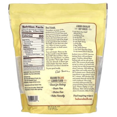 Bob's Red Mill, Натуральная миндальная мука высшего сорта, 907 г