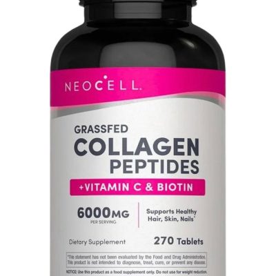 Neocell, Grassfed Collagen + C+ biotin, Коллаген, витамин C и биотин, травяной откорм, 270 таблеток