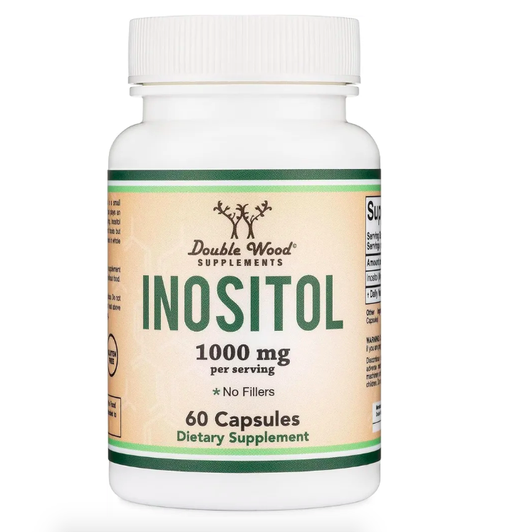 Double Wood Supplements, Inositol, Инозитол, для поддержки женского здоровья, 60 капсул