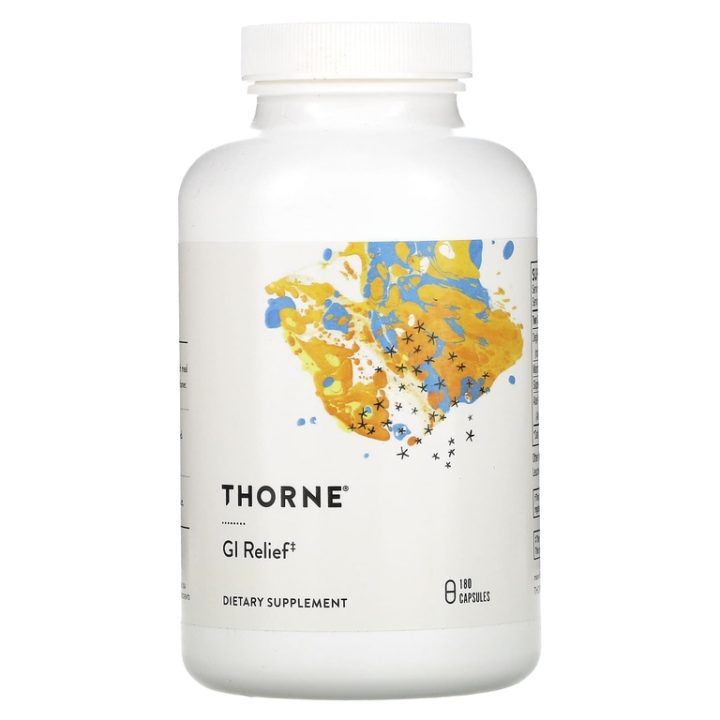 Thorne Research, поддержка пищеварения, GI Relief (GI-Encap), 180 капсул