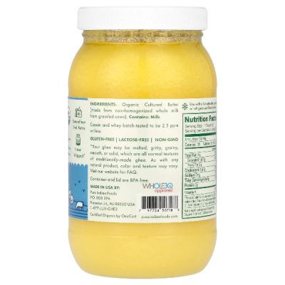 Pure Indian Foods, Ghee, Органическое топленое масло ГХИ, 425 г