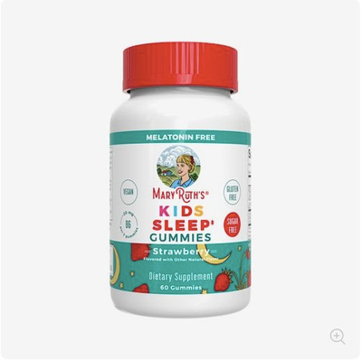 MaryRuth's, Kids Sleep Gummies, Детские мармеладки для сна, клубника, 60 жев. табл. - срок годности до 01/26