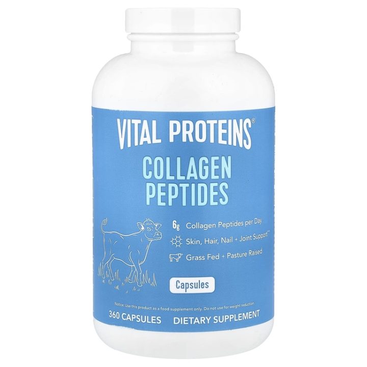 Vital Proteins, Collagen Peptides, пептиды коллагена, 360 капсул