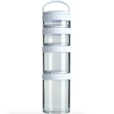 BlenderBottle, GoStak, Переносные штабелируемые контейнеры, белые, 4 шт