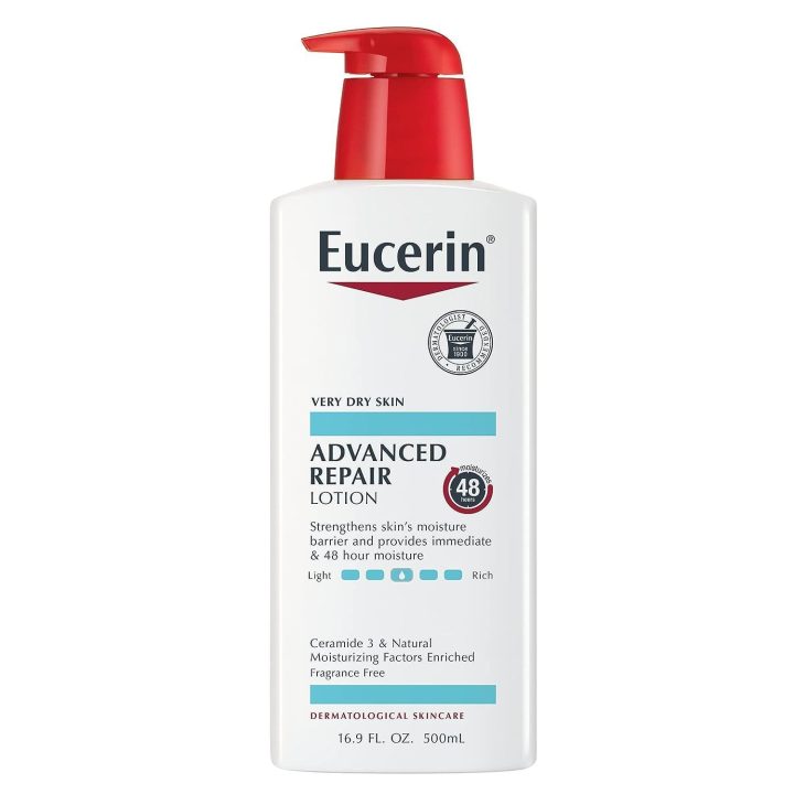 Eucerin, Advanced Repair Lotion, восстанавливающий лосьон для сухой кожи, 500 мл