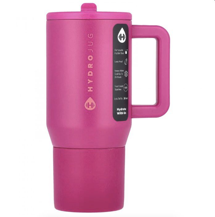 HydroJug, Traveler Tumbler, Sage, Стакан для путешествий, "ягодный", 591 мл