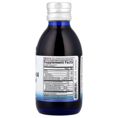 Garden of Life, Dr. Formulated, Alaskan Cod Liver Oil, жир печени аляскинской трески, лимон, 200 мл
