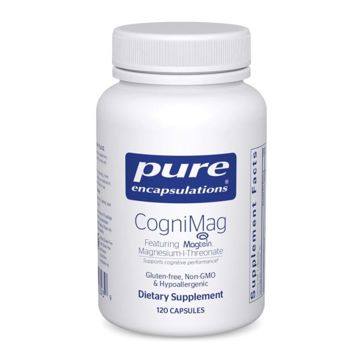 Pure Encapsulations, CogniMag, магний L-треонат, 120 капсул