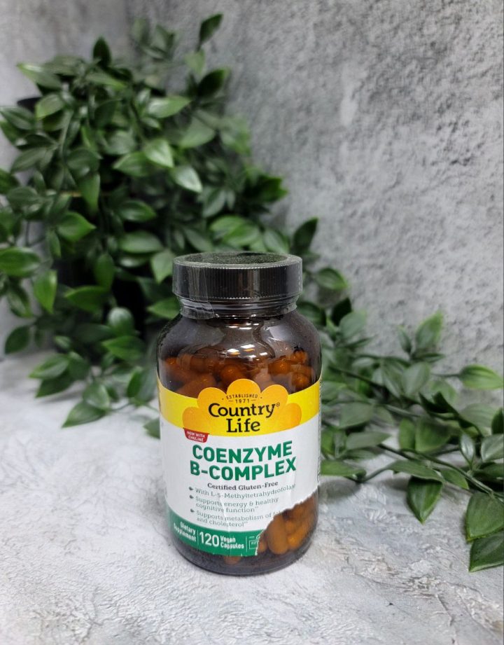 Country Life, Coenzyme B-complex, Коэнзим В-комплекс, 120капс. ДИСКОНТ