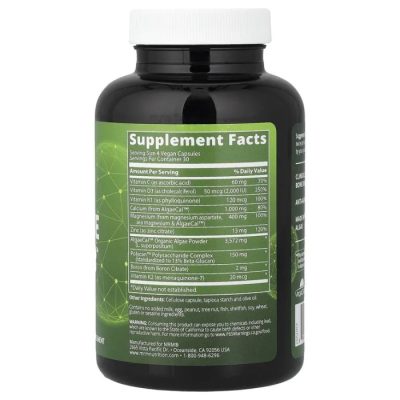 MRM Nutrition, Веганский комплекс для увеличения прочности костей, Vegan Bone Maximizer, 120 капсул