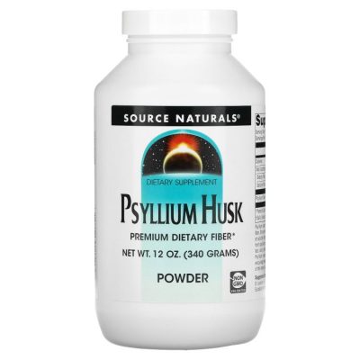 Source Naturals, Psyllium Husk Powder, порошок из шелухи семян подорожника, 340 г