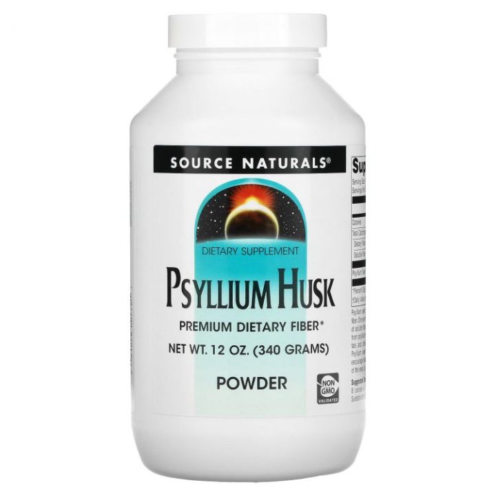 Source Naturals, Psyllium Husk Powder, порошок из шелухи семян подорожника, 340 г