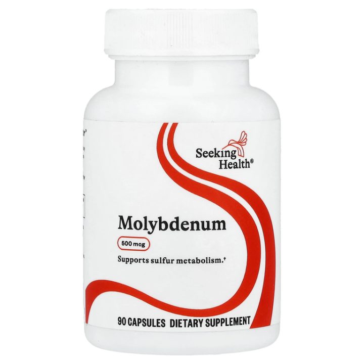 Seeking Health, Молибден, Molybdenum, 500 мкг, 90 капсул