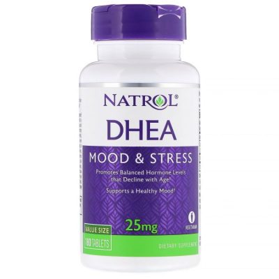 DHEA, ДГЕА, 25 мг, 180 таблеток, NatroI архив