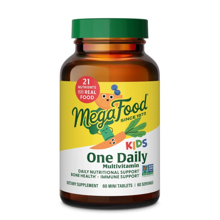 MegaFood, Kids One Daily Multivitamin, Мультивитамины для детей на каждый день, 60 таблеток