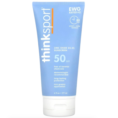 Thinksport, Солнцезащитное средство, SPF 50+, 177мл