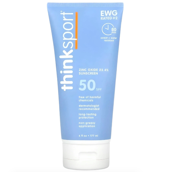 Thinksport, Солнцезащитное средство, SPF 50+, 177мл