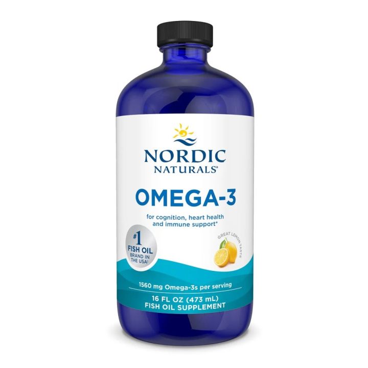 Nordic Naturals, Омега-3 с лимонным вкусом, 1560 мг, 473 мл ДИСКОНТ (протекла)