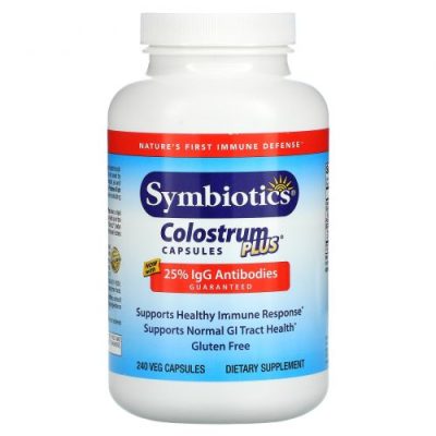 Symbiotics, Молозиво плюс, Colostrum, 240 капсул