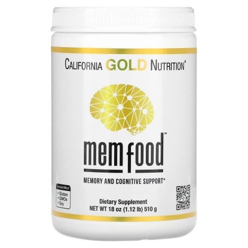 California Gold, MEM Food, поддержка памяти, 510 г