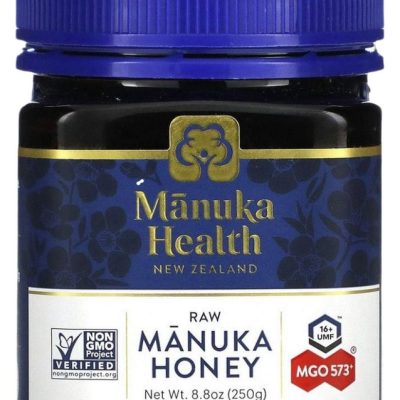 Manuka Health, Мед манука, необработанный, UMF 16+, MGO 573+, 250 г