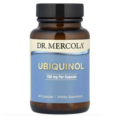 Dr. Mercola, Ubiquinol, Убихинол, 100 мг, 30 капсул