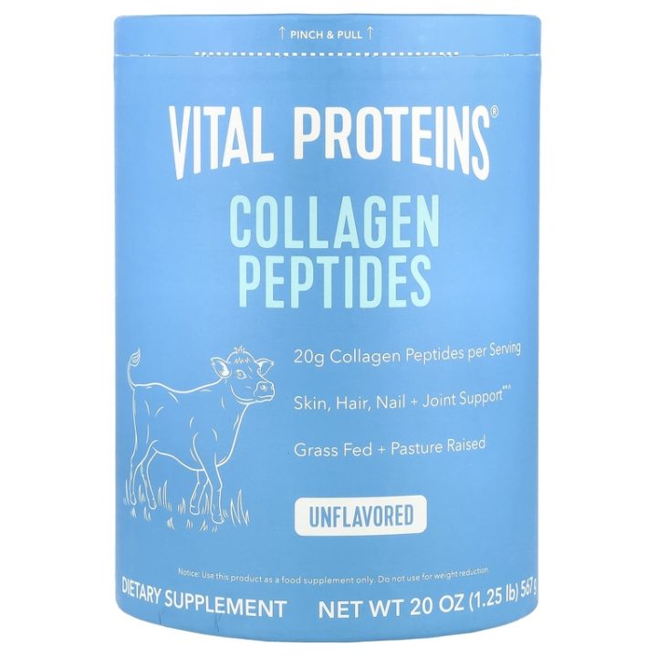 Vital Proteins, Пептиды коллагена, без добавок, 567гр - дефект упаковки