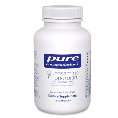 Pure Encapsulations, Глюкозамин и хондроитин с марганцем, 120 капс до 05/26