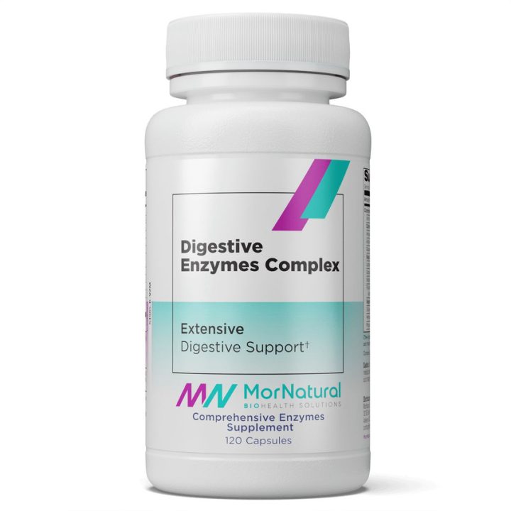 MorNatural, Комплекс пищеварительных ферментов, Digestive Enzymez Complex, 120 капсул