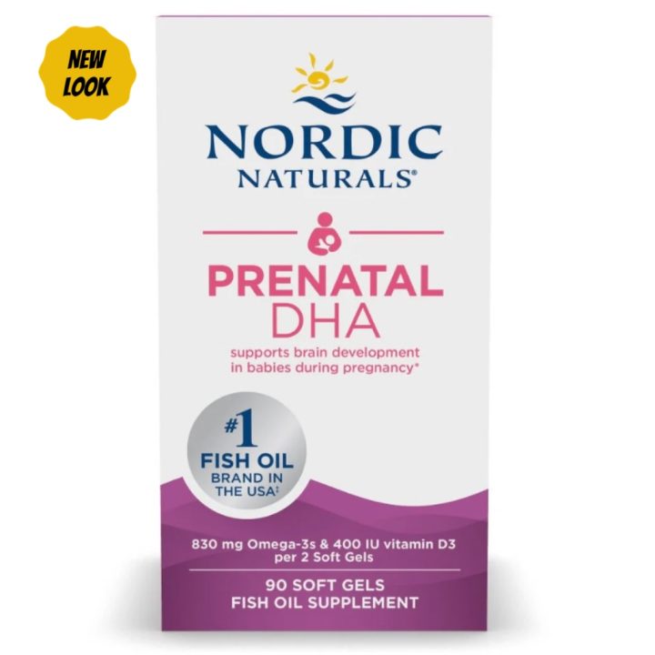 Nоrdiс Naturals, Prenatal DHA, омега-3 и D3 без ароматизаторов, 830 мг, 90 капсул