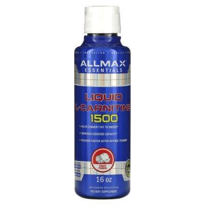 ALLMAX Nutrition, Liquid L-Carnitine, Л-карнитин, фруктовый вкус, 1500, 473 мл