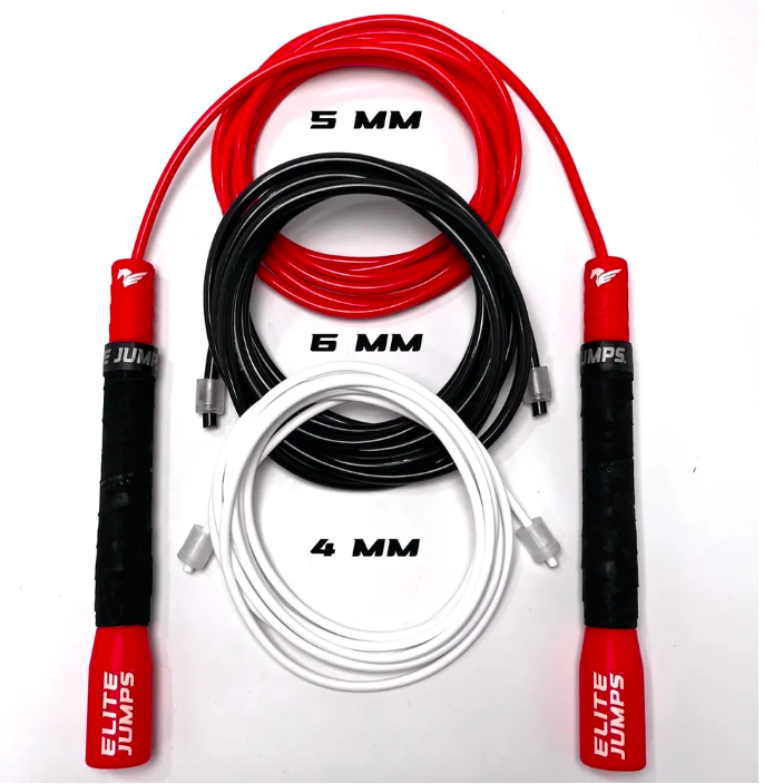 Elite Jumps, скакалки Skill Builder Jump Rope Bundle, набор из 3-х штук, красный