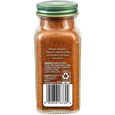 Simply, Порошок чили, Chili Powder, 82 гр