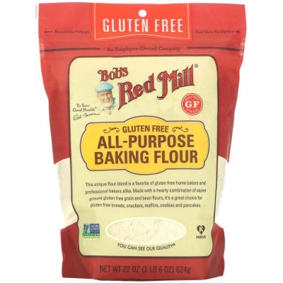 Bob's Red Mill, Универсальная мука для выпечки, без глютена, 624 г - до 08/26