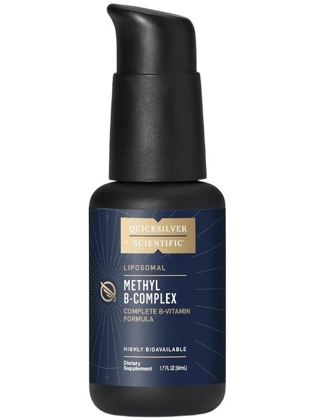Quicksilver Scientific, Methyl B-Complex, жидкий комплекс витаминов группы В, лимон-малина, 50 мл