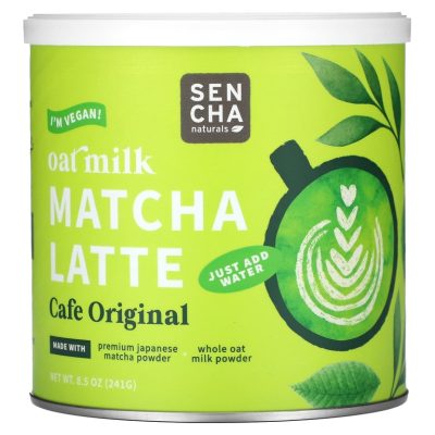 Sencha Naturals, Веганский матча латте на овсяном молоке, Cafe Original, 241 г
