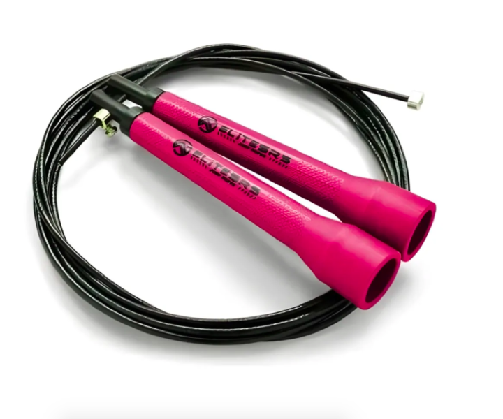 EliteSRS cкакалка для скоростных прыжков Spark Speed Jump Rope розовая