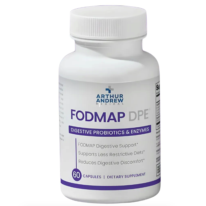 Arthur Andrew Medical, FODMAP DPE, Пробиотики и ферменты для пищеварения, 60 капсул