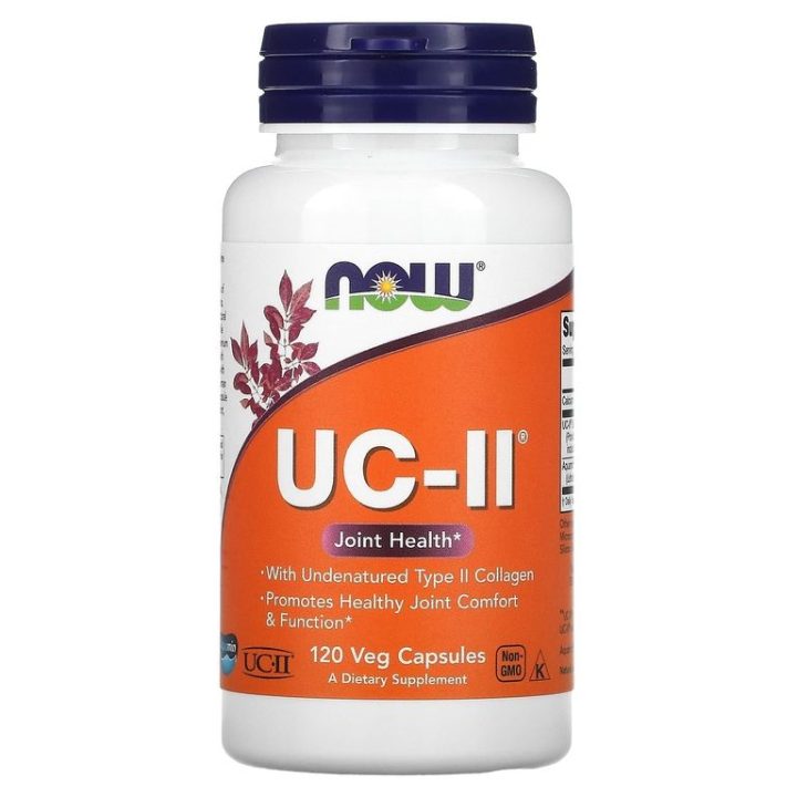 NOW Foods, UC-II, Коллаген II типа для здоровья суставов, 120 капсул