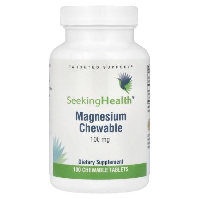 Seeking Health, Магний, 100 мг, Magnesium Chewable, 100 жевательных таблеток