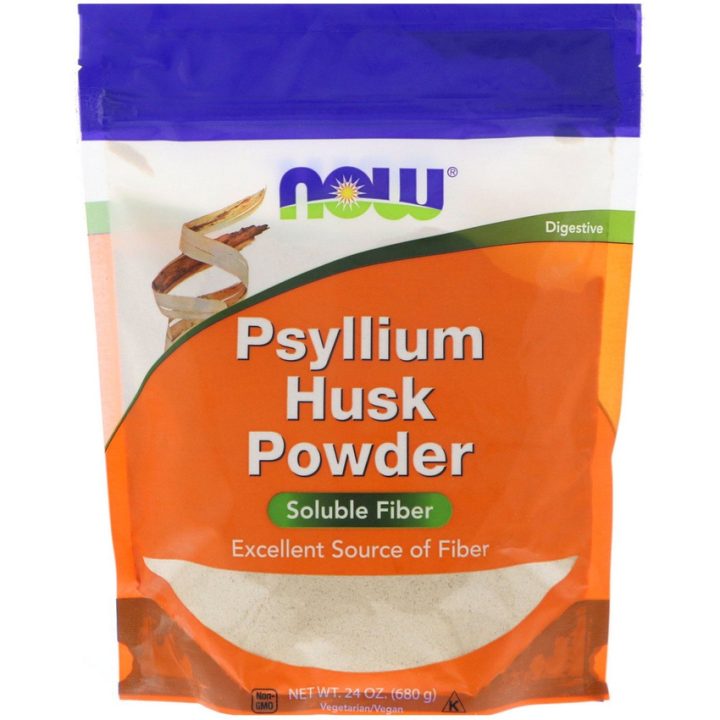 NOW, Psyllium Husk Powder (Псиллиум), клетчатка, порошок семян подорожника для пищеварения, 680 г