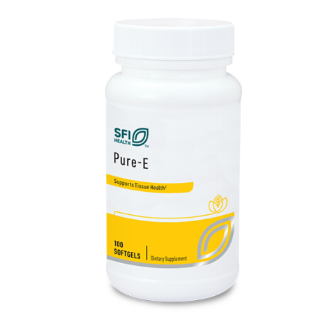 SFI Health (Klaire Labs), Pure-E, витамин Е с высоким содержанием гамма-токоферола, 100 капсул