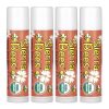 Sierra Bees, набор органических бальзамов для губ, аргановое масло + масло ши, 4 штуки