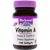 Bluebonnet Nutrition, Витамин А 10 000 МЕ, 100 капсул уценка