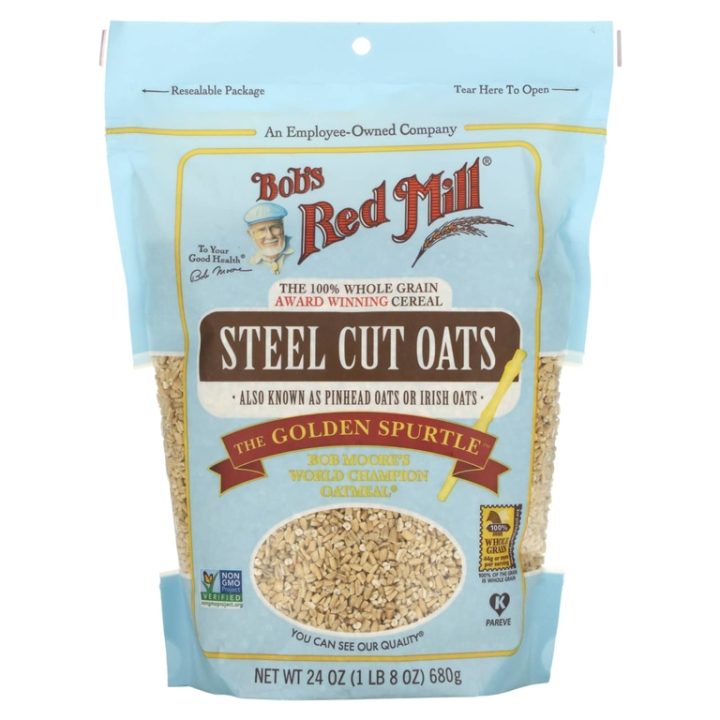 Bob's Red Mill, необработанный овес, цельное зерно, Steel Cut Oats, 680 г