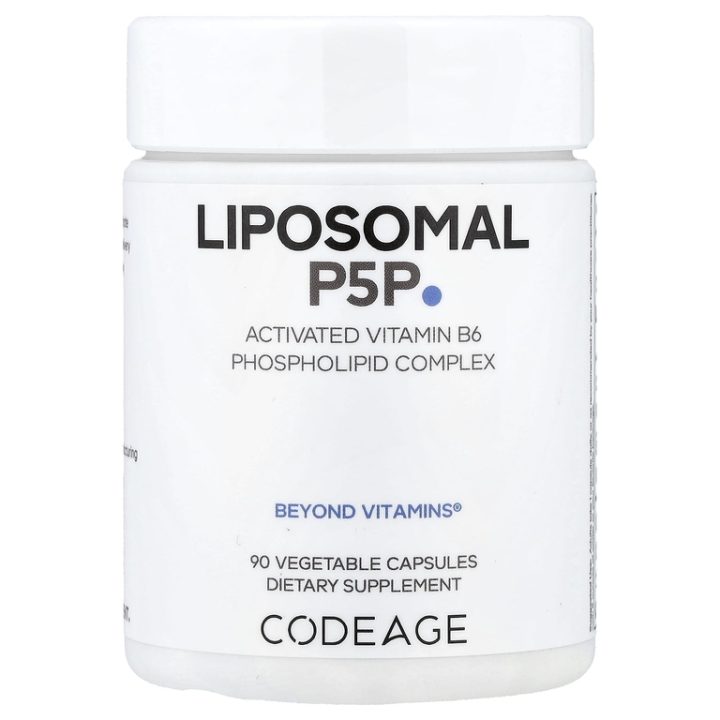 Codeage, Liposomal P5P, активированный витамин В6, 90 растительных капсул