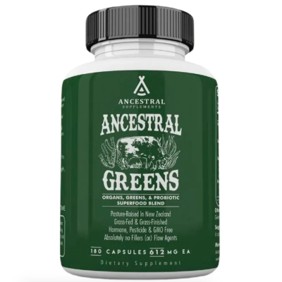 Ancestral Supplements, Greens, Поддержка иммунитета и пищеварения, 180 капс